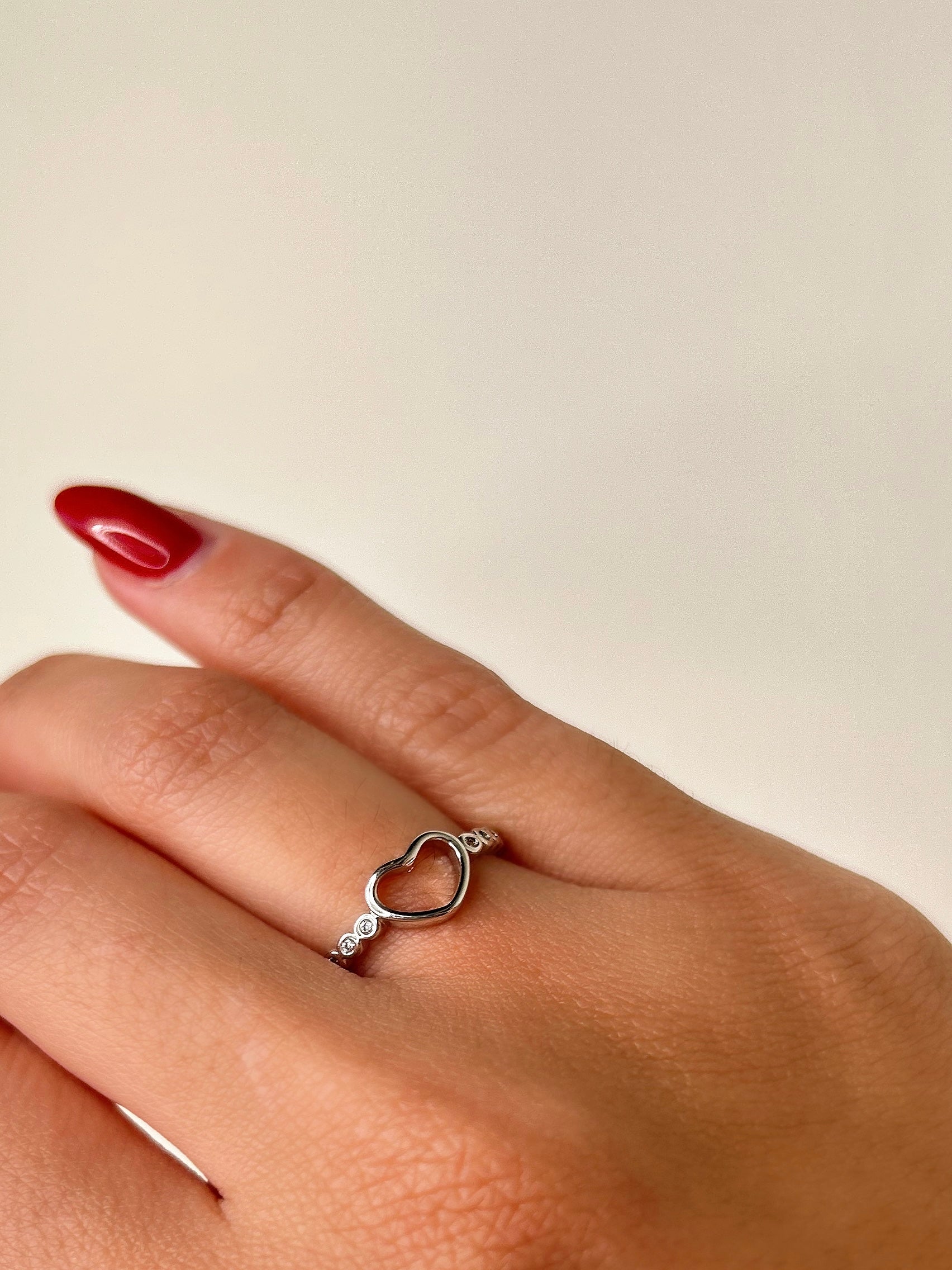 Anel Madri Banho Ródio Premium