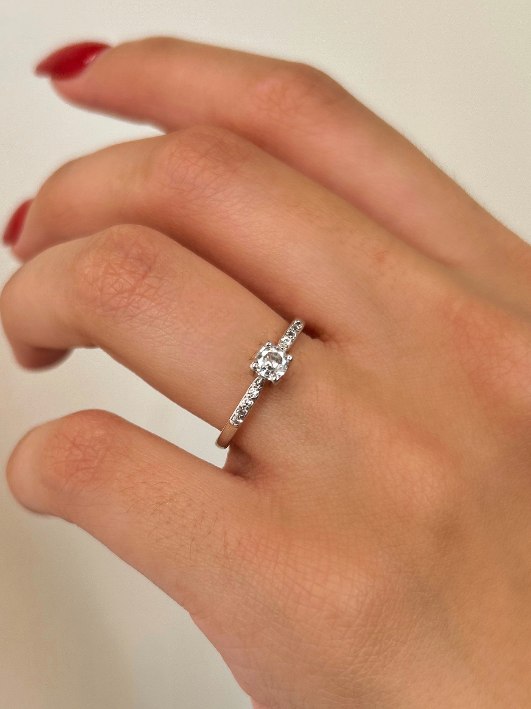 Anel Turquia Banho Ródio Premium