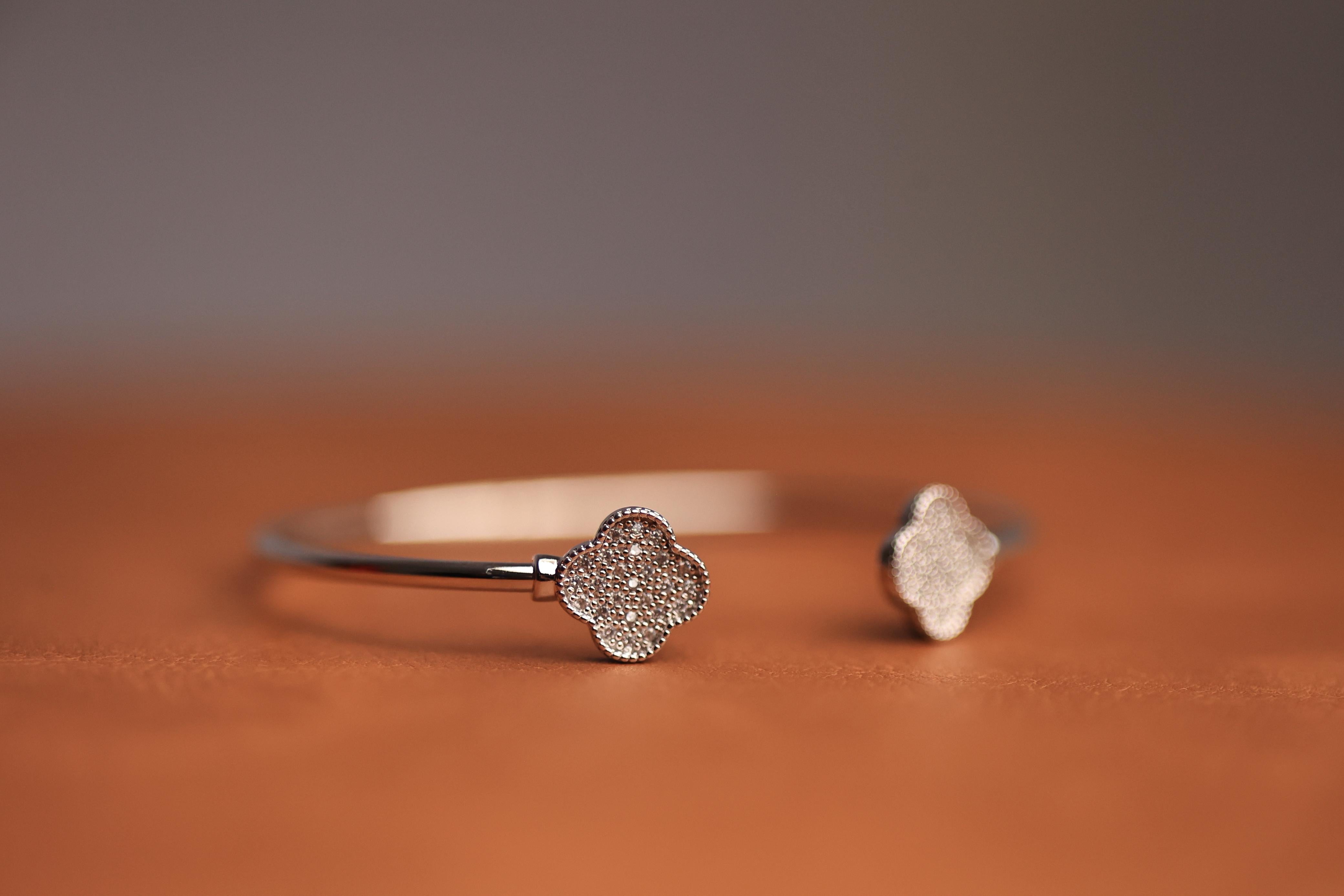 Pulseira Bracelete Inspired Banho Ródio