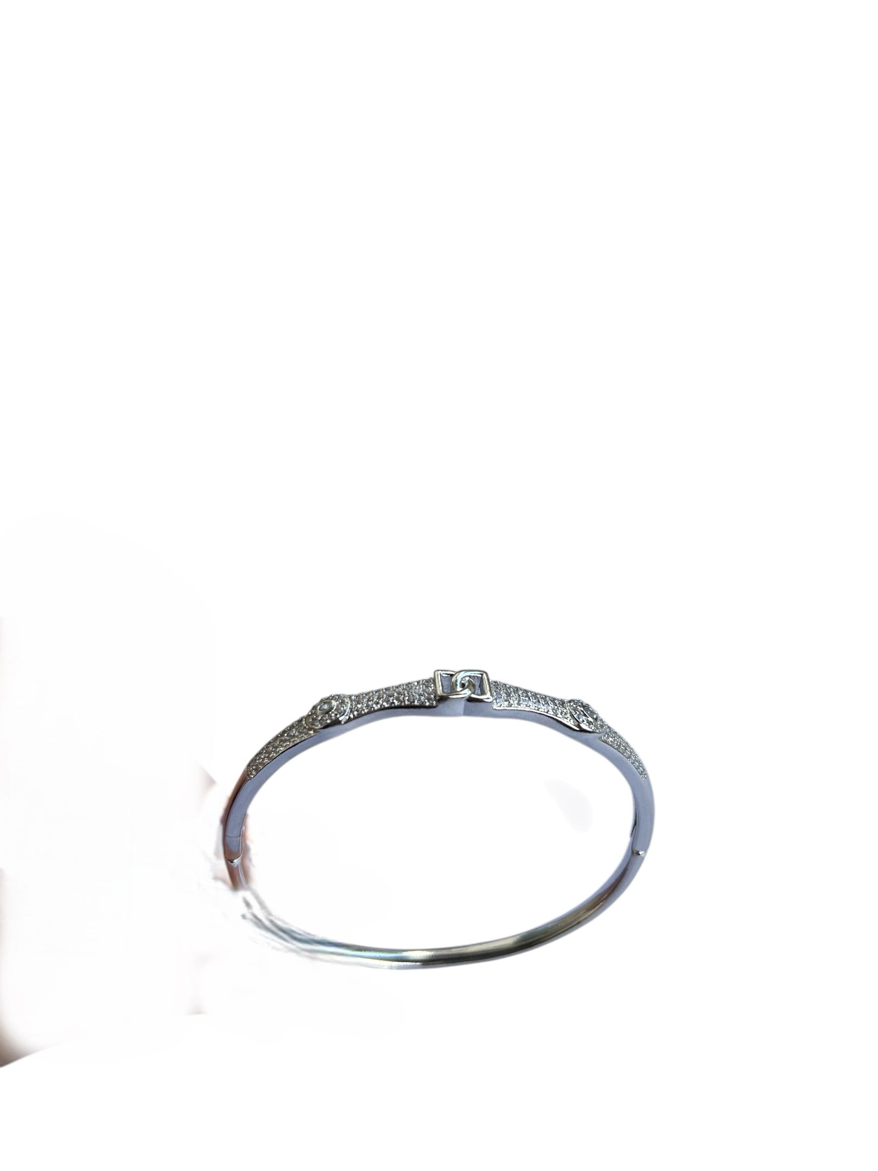 Pulseira Bracelete Premium Banho Ródio