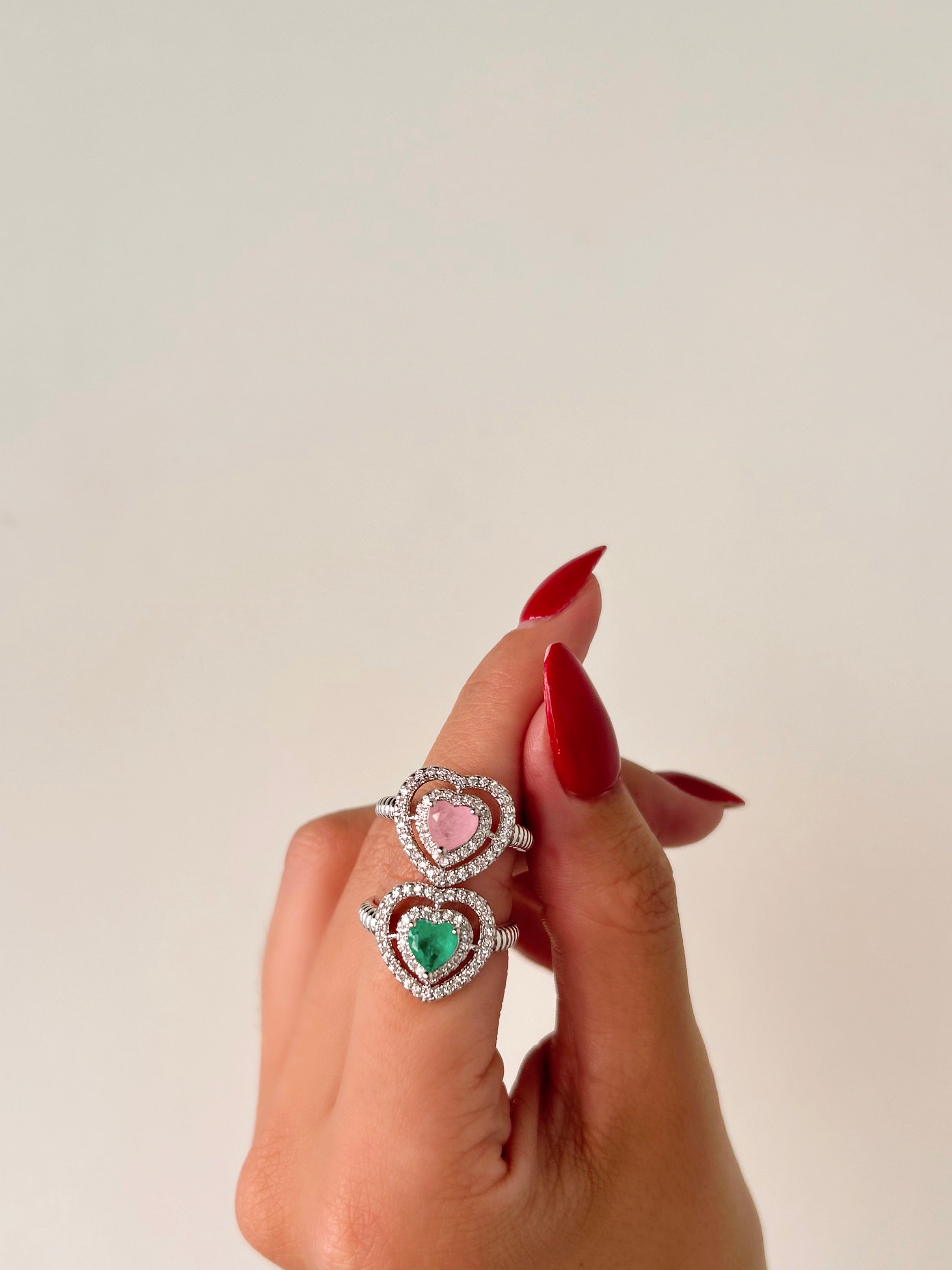 Anel Luzes de Paris II Banho Ródio Premium