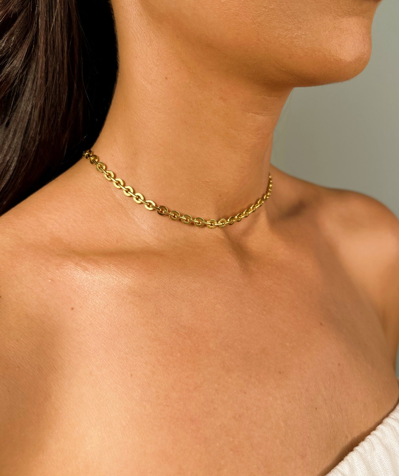 Colar Choker Círculos