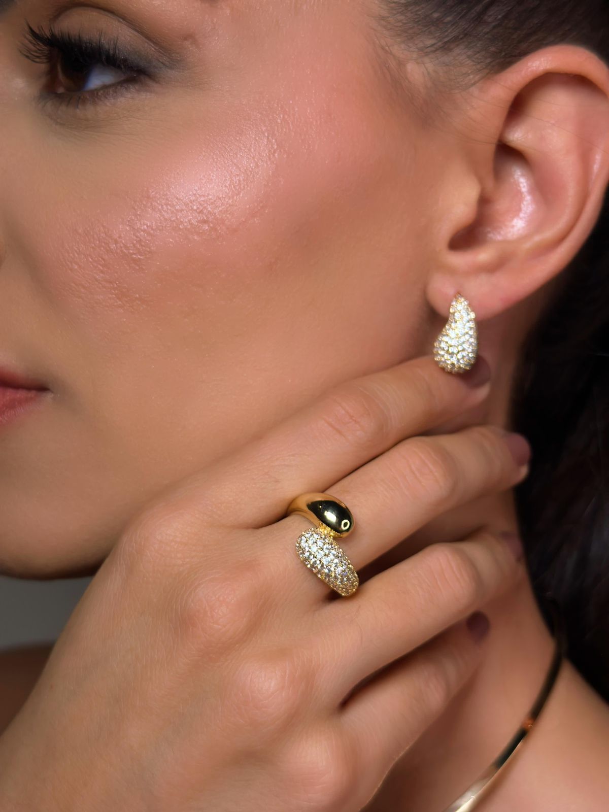 Anel Bottega Cravejado