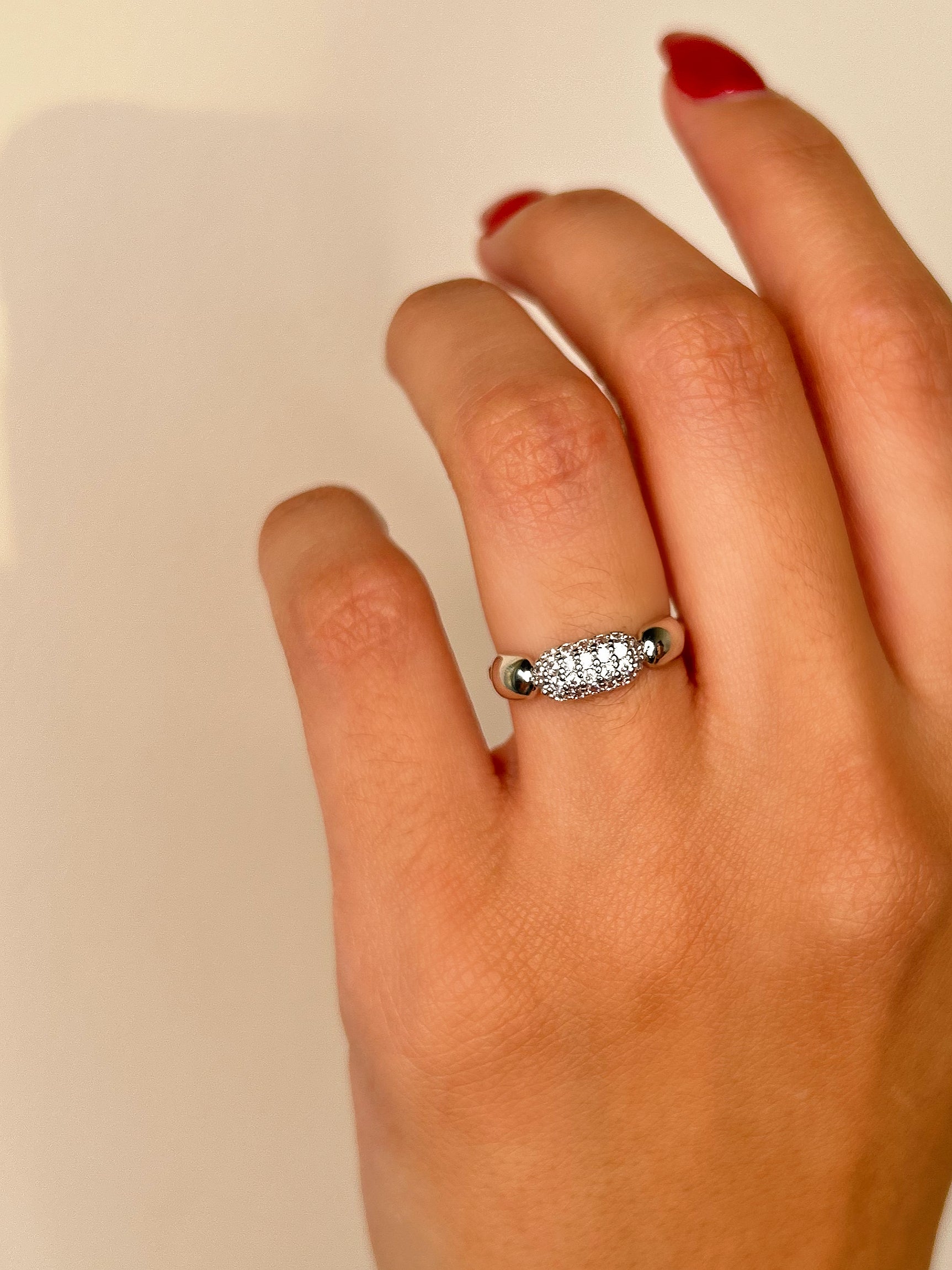 Anel Portugal Banho Ródio Premium