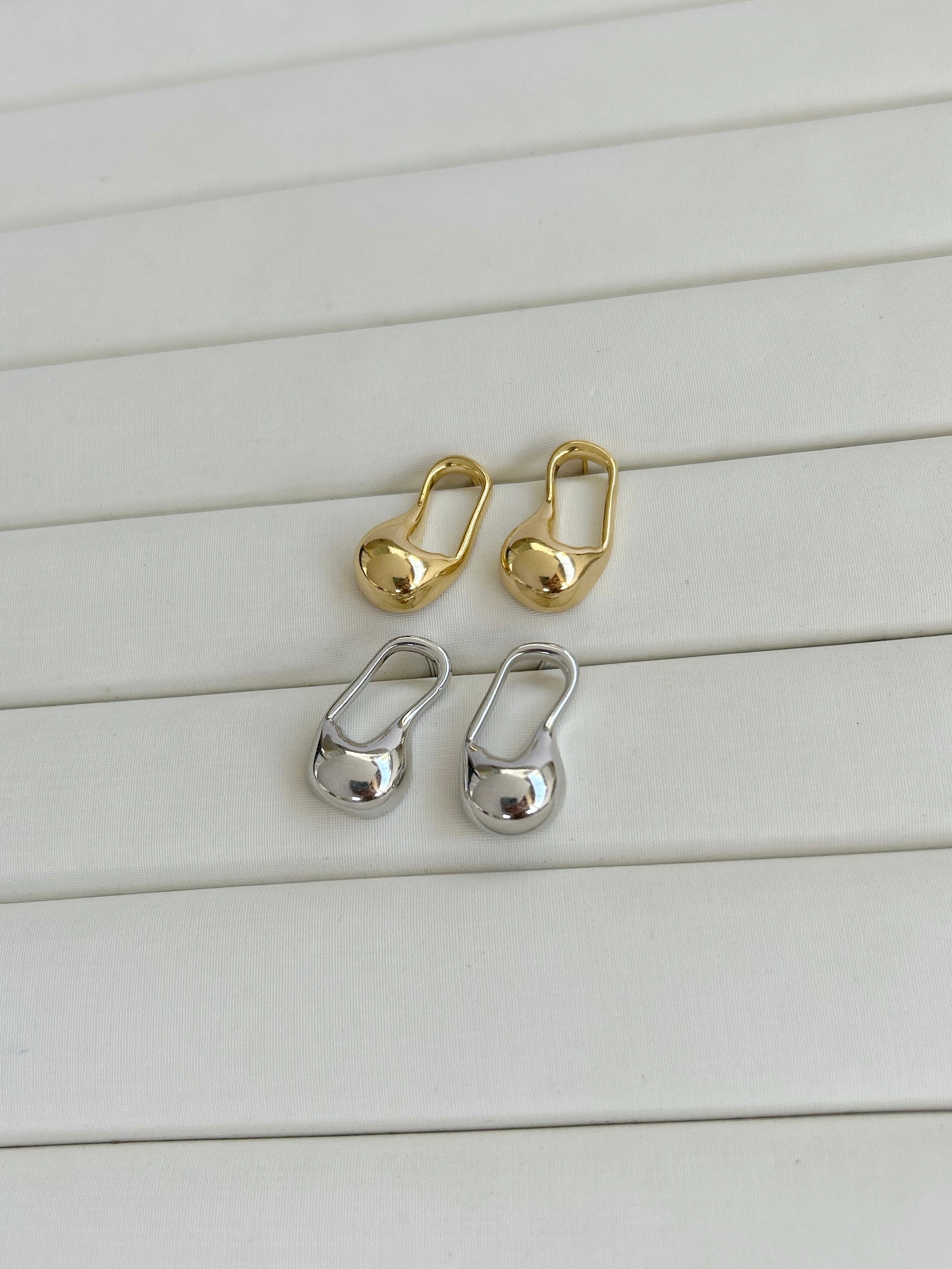 Brinco Ana banho Ródio