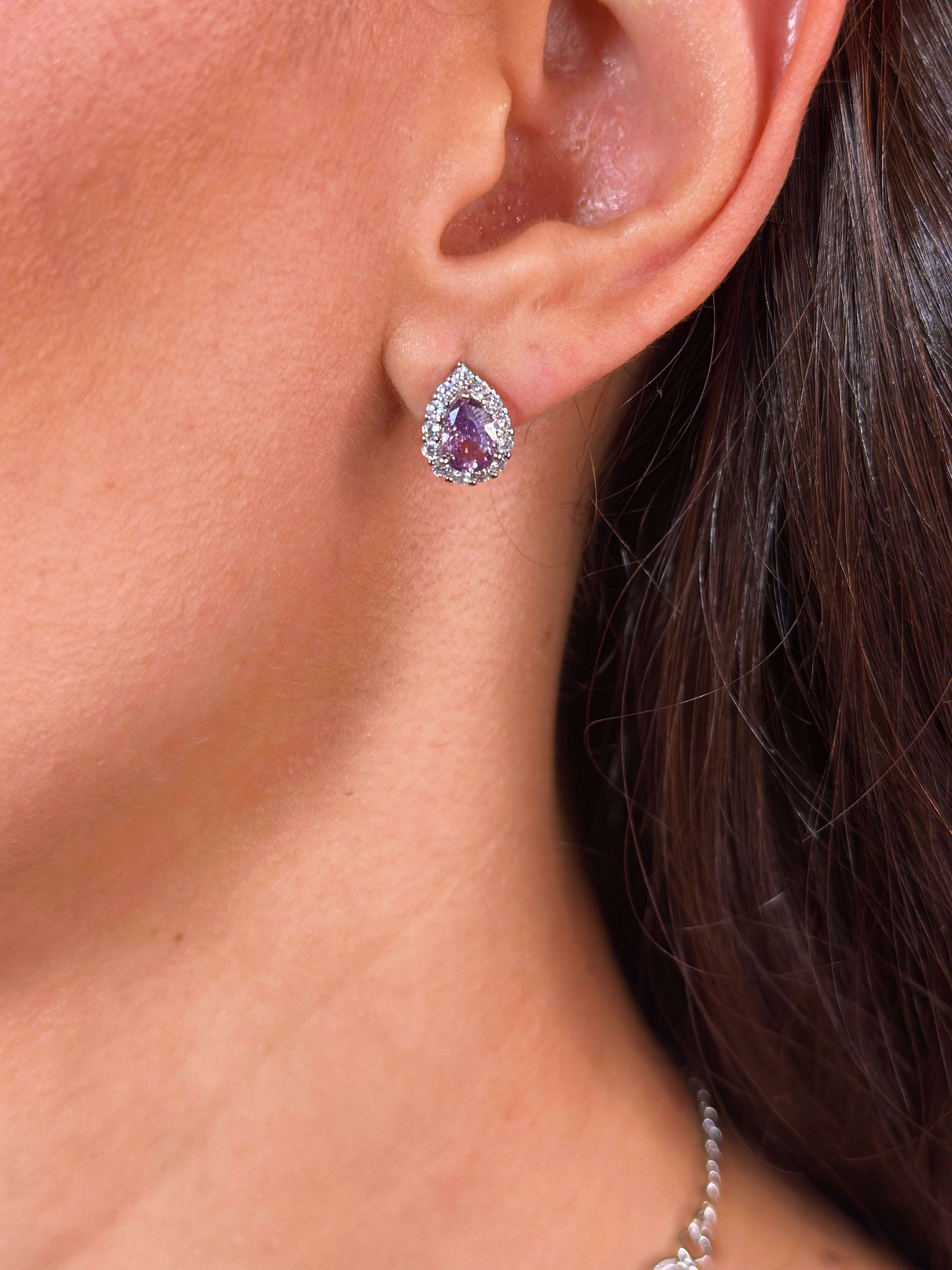 Conjunto Zircônia Lavanda