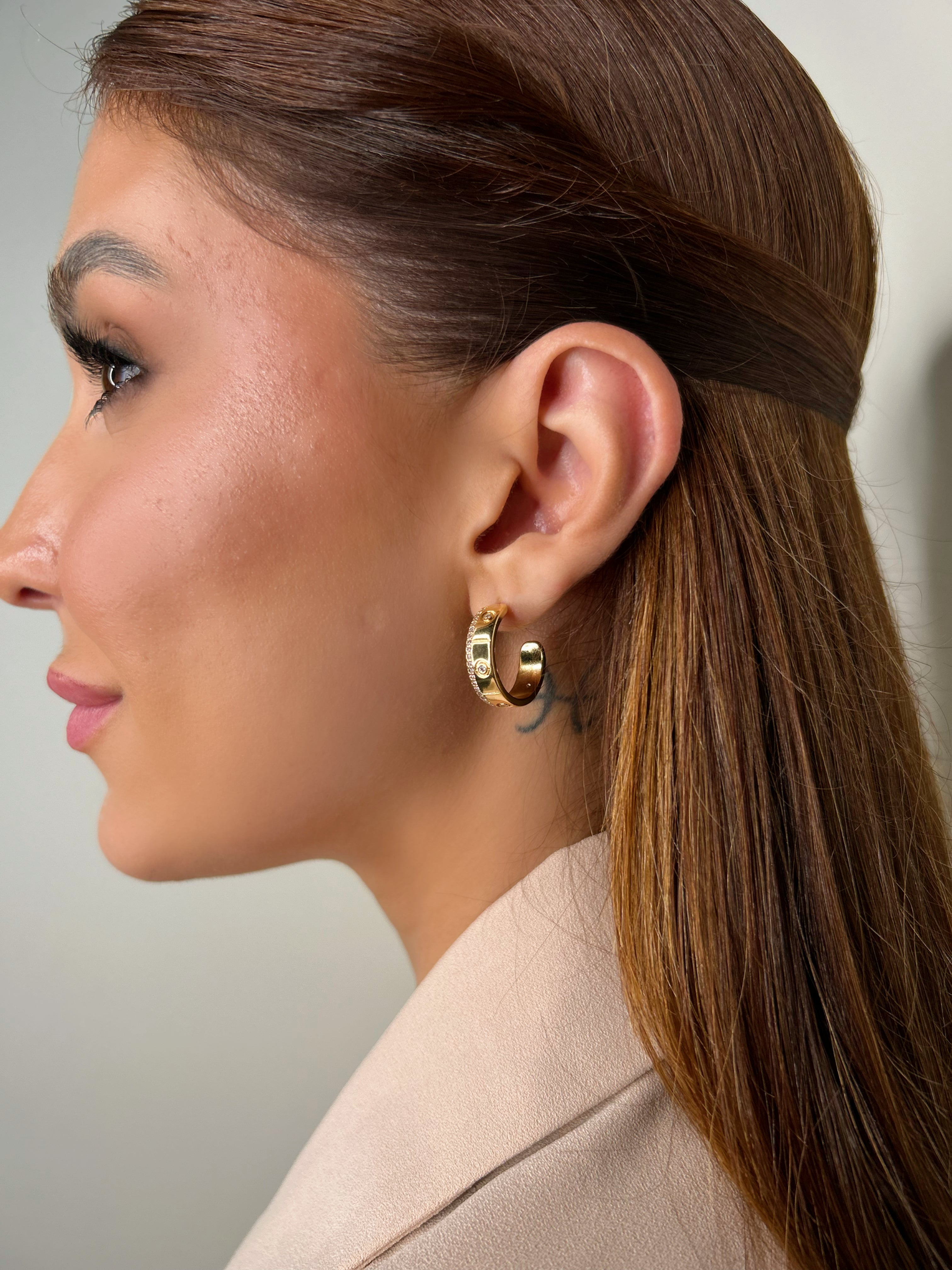 Argola Louis Dourada