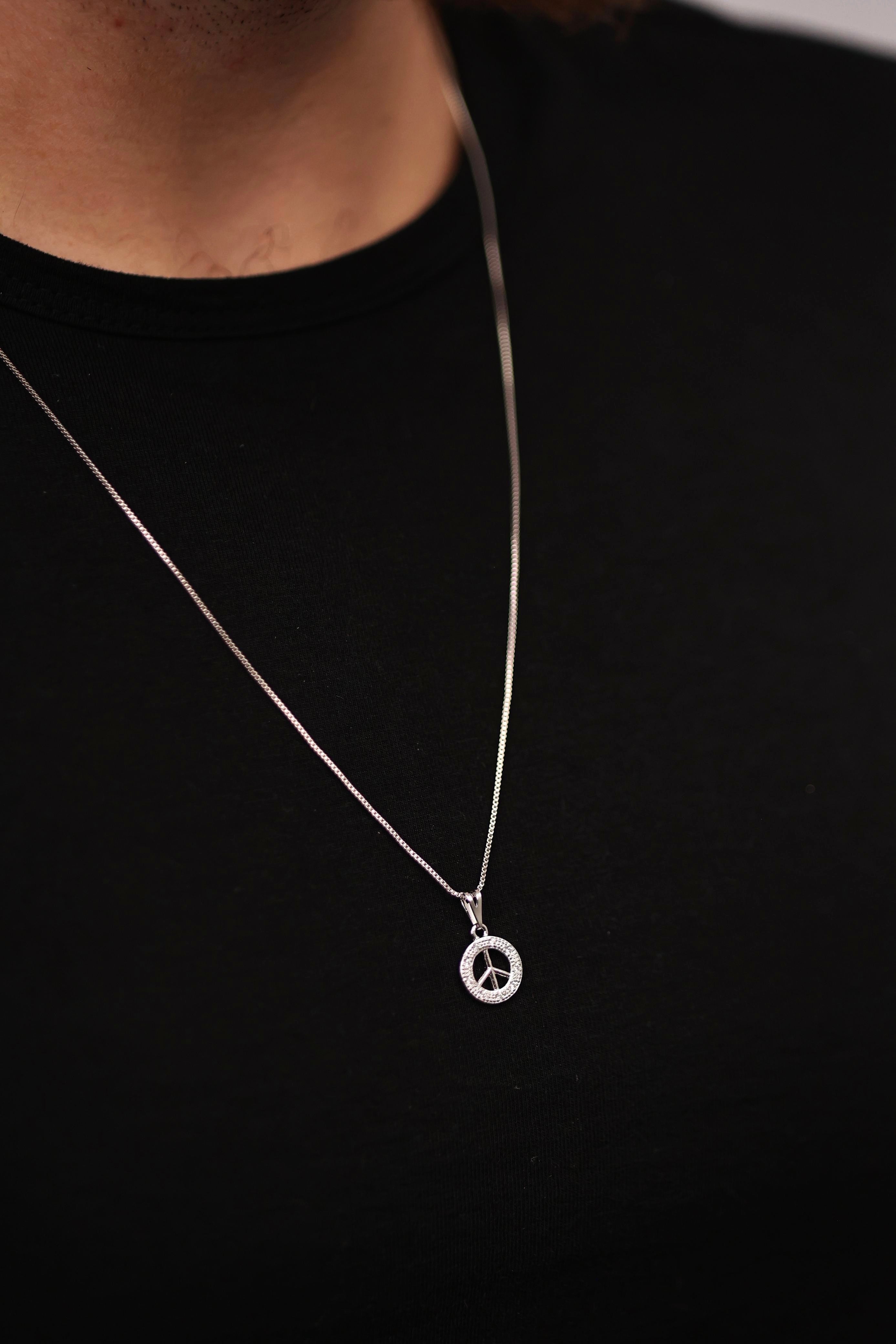 Colar Símbolo Da Paz